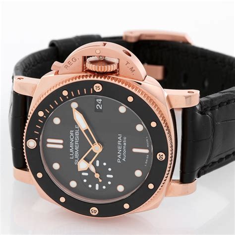 rose gold panerai watches